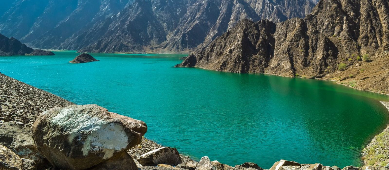 the Hatta Mountain Conservation Reserve in Dubai, United Arab Emirates