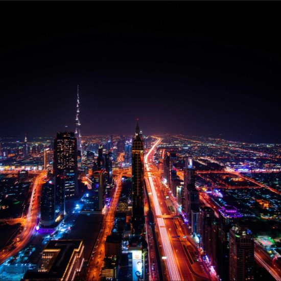 Dubai at night