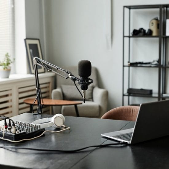Podcast studio in Dubai